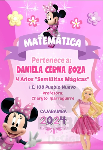 Minnie Mouse Barbie Caratula